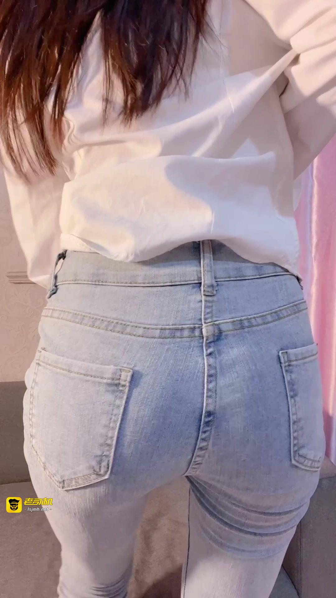 原创 晚晚酱 私人定制白衬衫牛仔裤 女教师剧情1 预览截图 5
