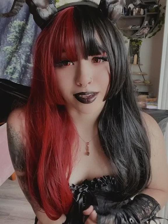暗夜牛角恶魔少女的淫靡契约仪式#puppiloli 预览截图 5