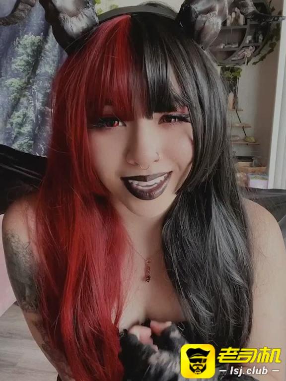 暗夜牛角恶魔少女的淫靡契约仪式#puppiloli 预览截图 6