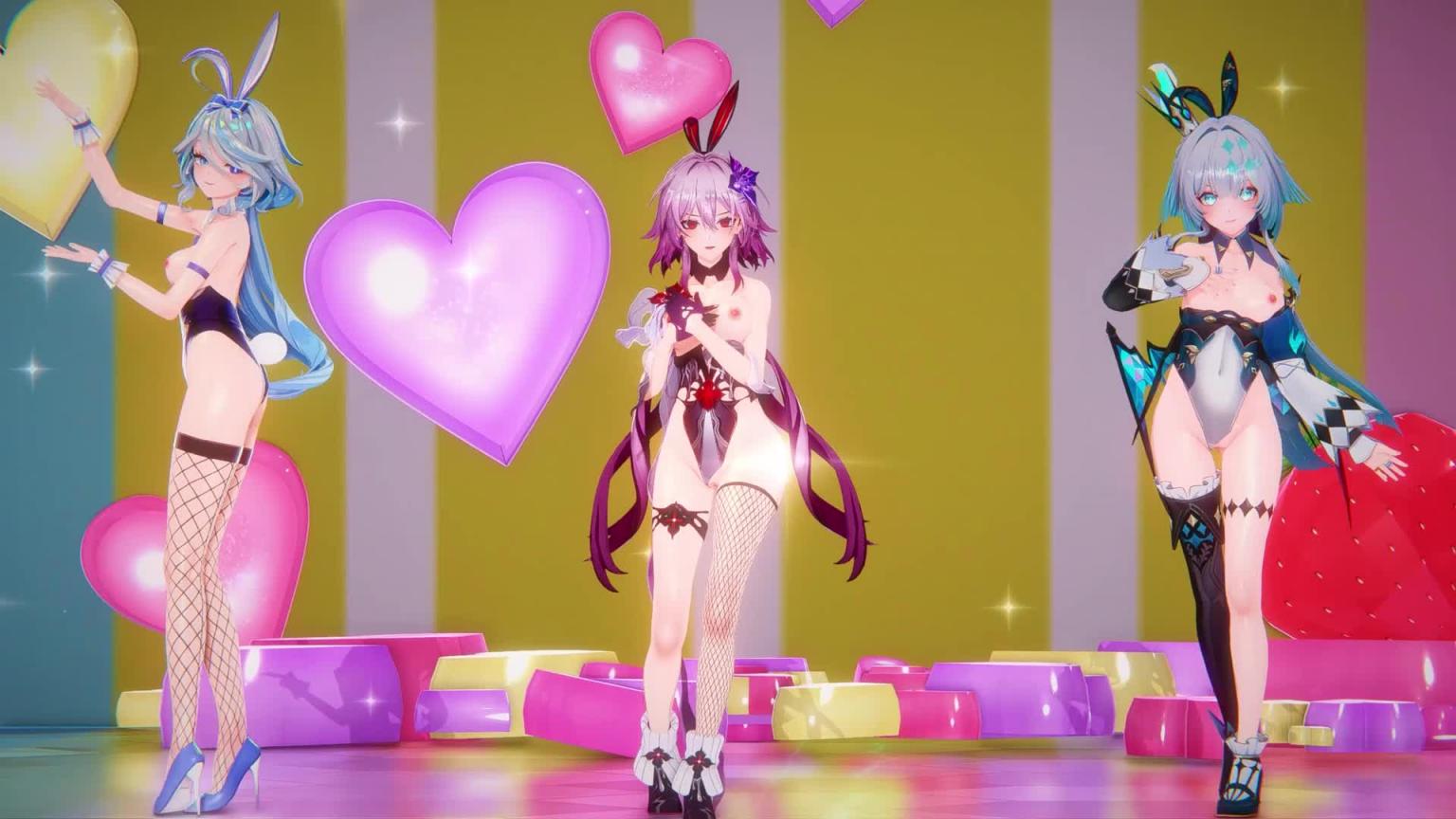 『刻律德菈 长夜月 芙宁娜』猫恋_相机【MMD】 视频封面