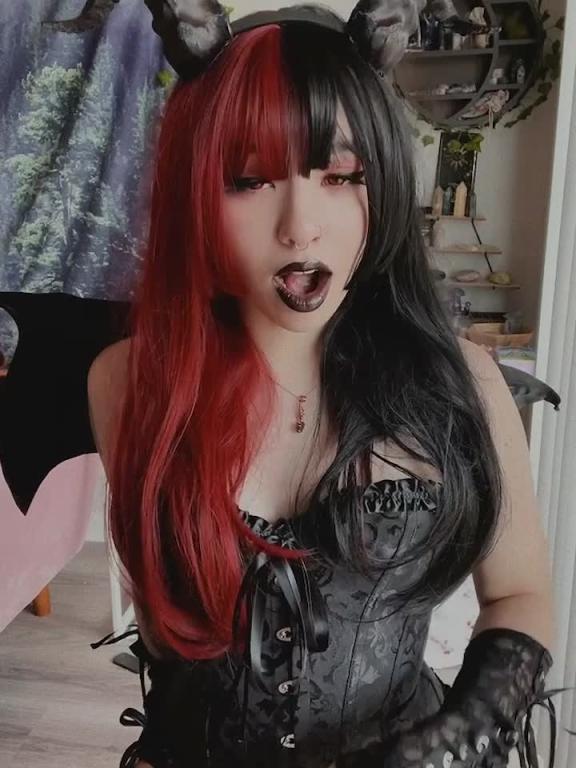 暗夜牛角恶魔少女的淫靡契约仪式#puppiloli 预览截图 11