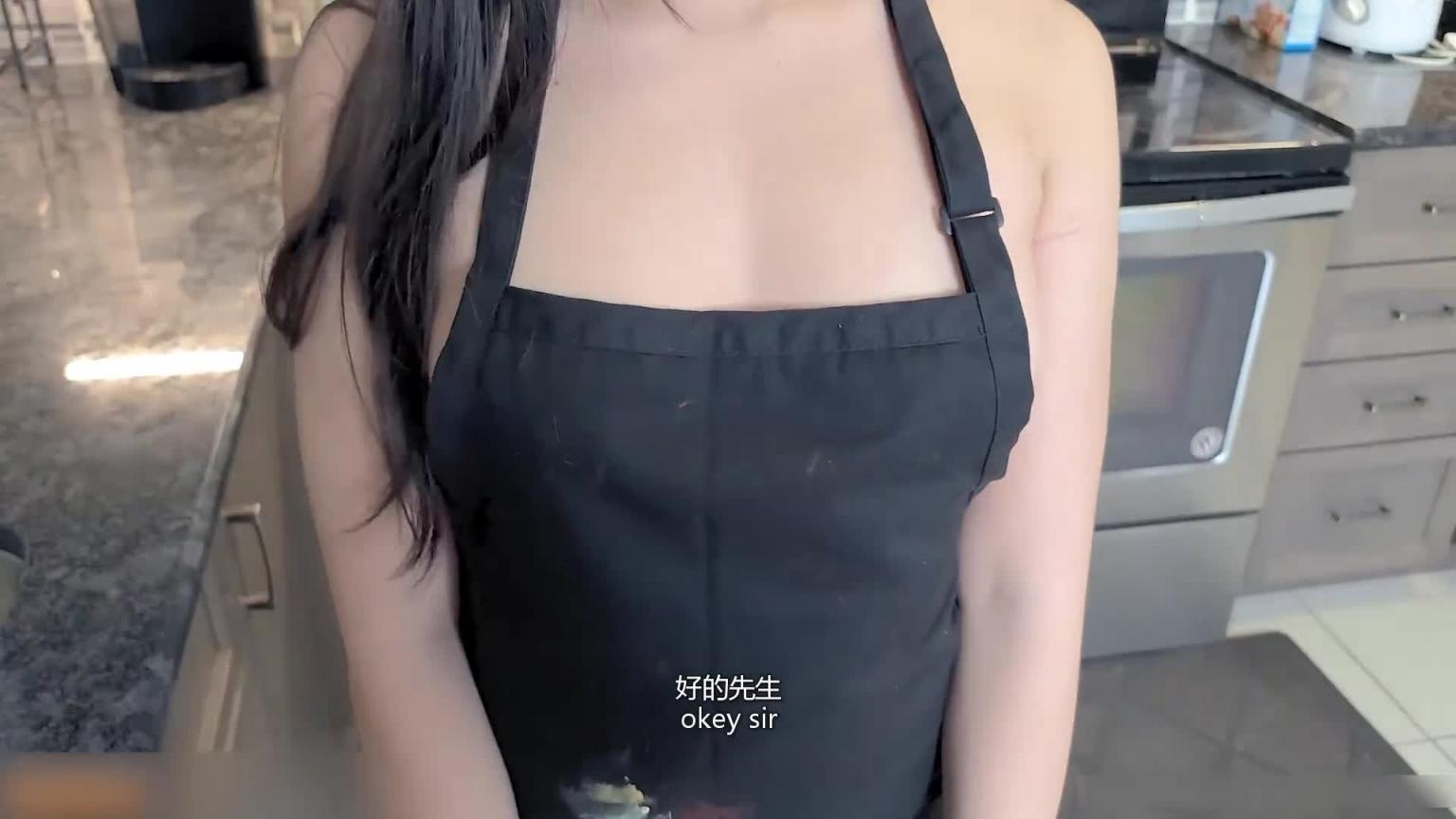 爱偷吃的好色女仆，穿上丁字裤好骚，被操的时候嘴巴还咬住内裤，拔出来对着逼射会怀孕吗？ 预览截图 6
