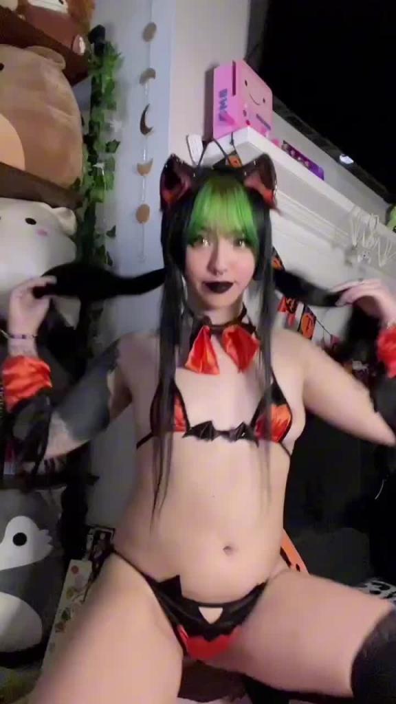 清新精灵耳少女的性感内衣秘密#puppiloli 预览截图 2