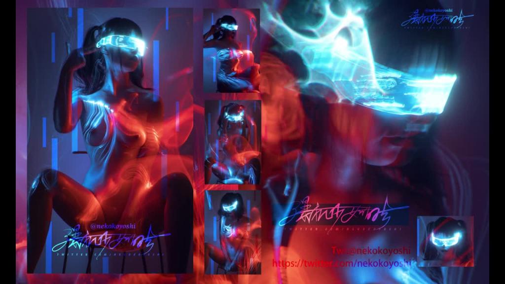 神级COS-喵酱+永结无间+瓶中精灵+赛博朋克 预览截图 4
