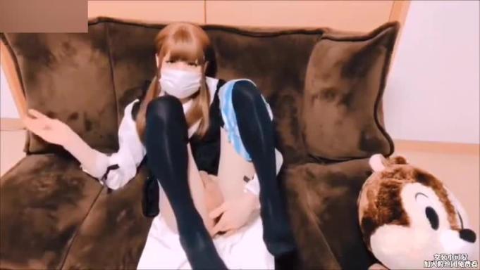 可爱双马尾小伪娘按摩菊穴高潮射精 预览截图 8