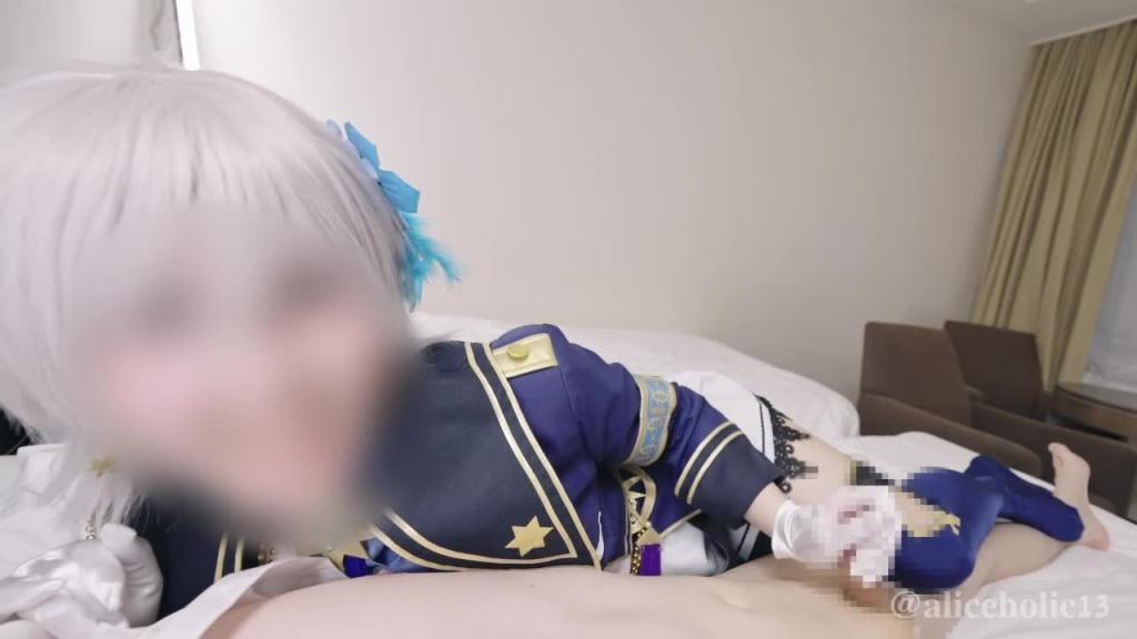 【Aliceholic13】 Cosplayer偶像 调教 乳液 手套打手枪 预览截图 1
