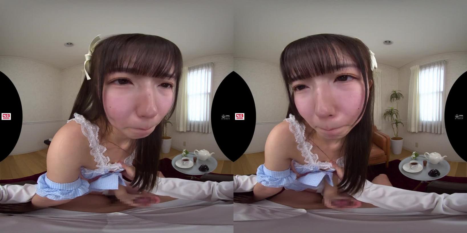 【VR】可爱、温柔、淫荡。至近距离一面看着您一面欢喜奉仕【颜面特化】马上口交内衣女僕 逢泽美优 B sivr00357.part2 预览截图 7
