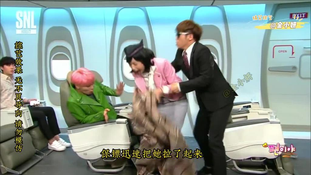 snl Korea综艺,整个飞机上的人都是卧底的粉丝,还有一个你想不到的大BOSS,韩国综艺 申东烨、金钟铉 预览截图 11
