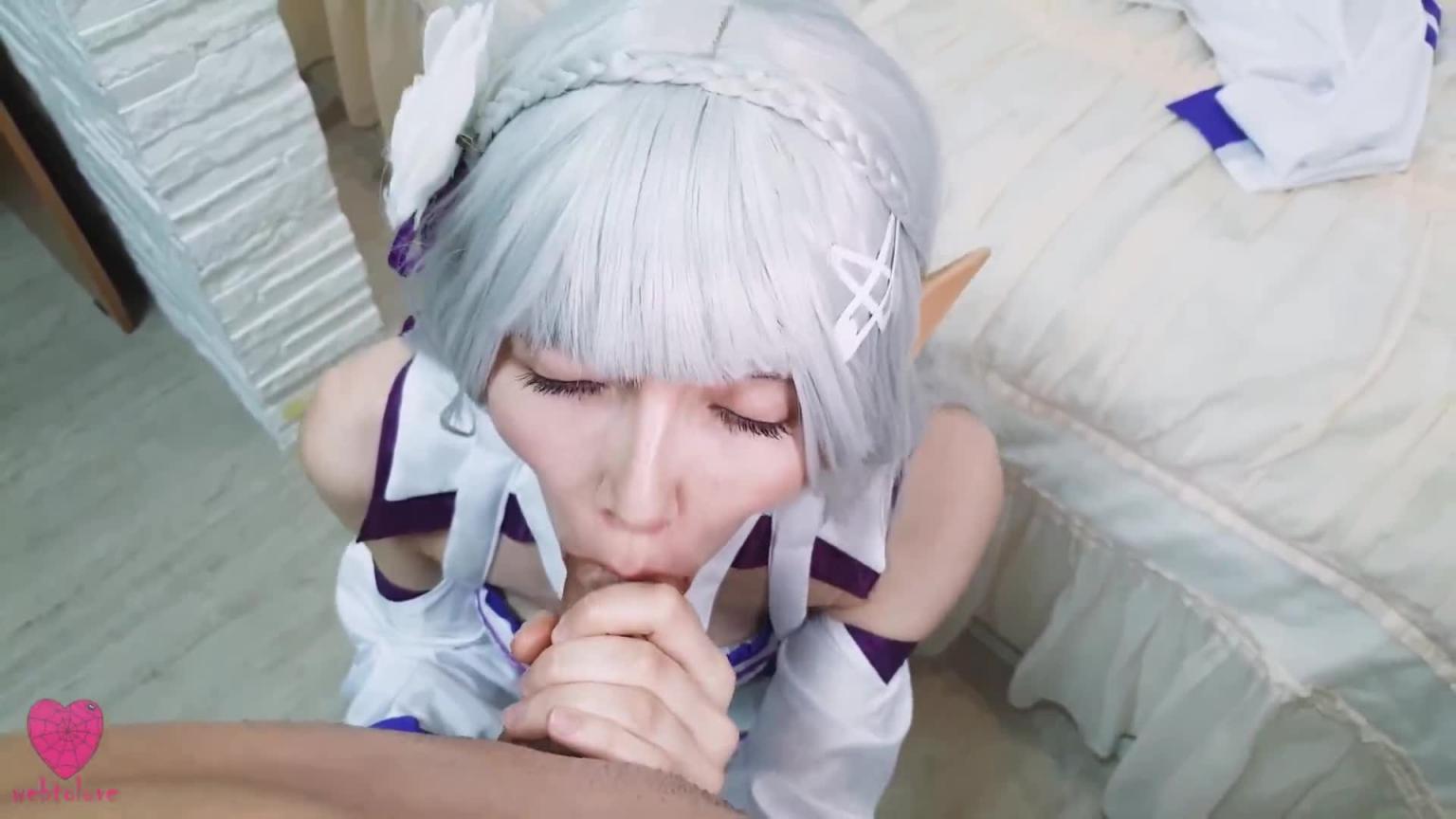 《ReZero》中的艾米莉亚榨精 预览截图 1