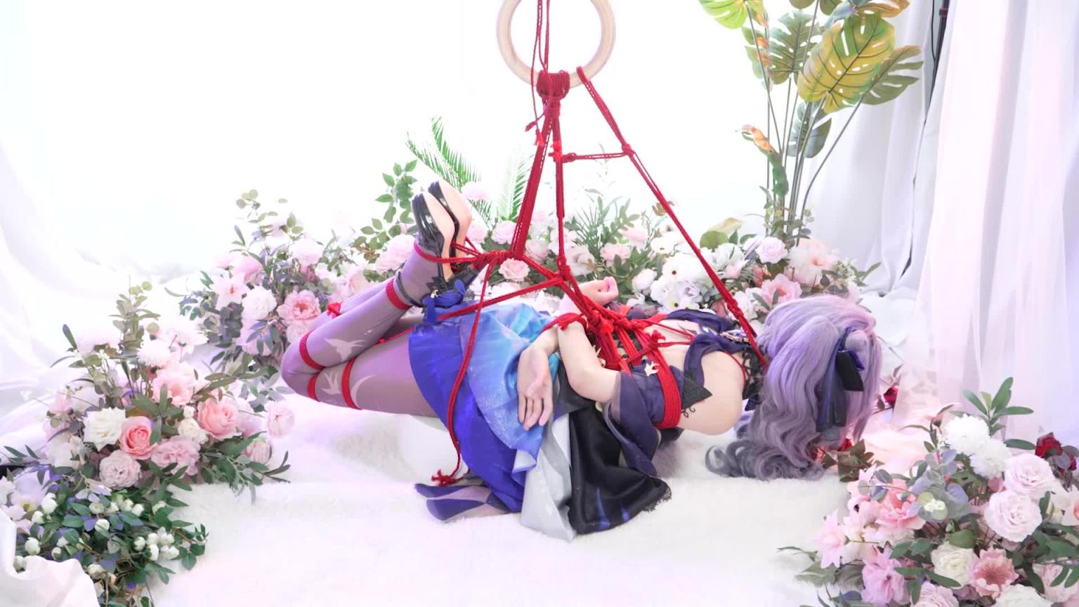 【叶沫沫】刻晴霓裾翩跹Cosplay驷马缚试镜 预览截图 10
