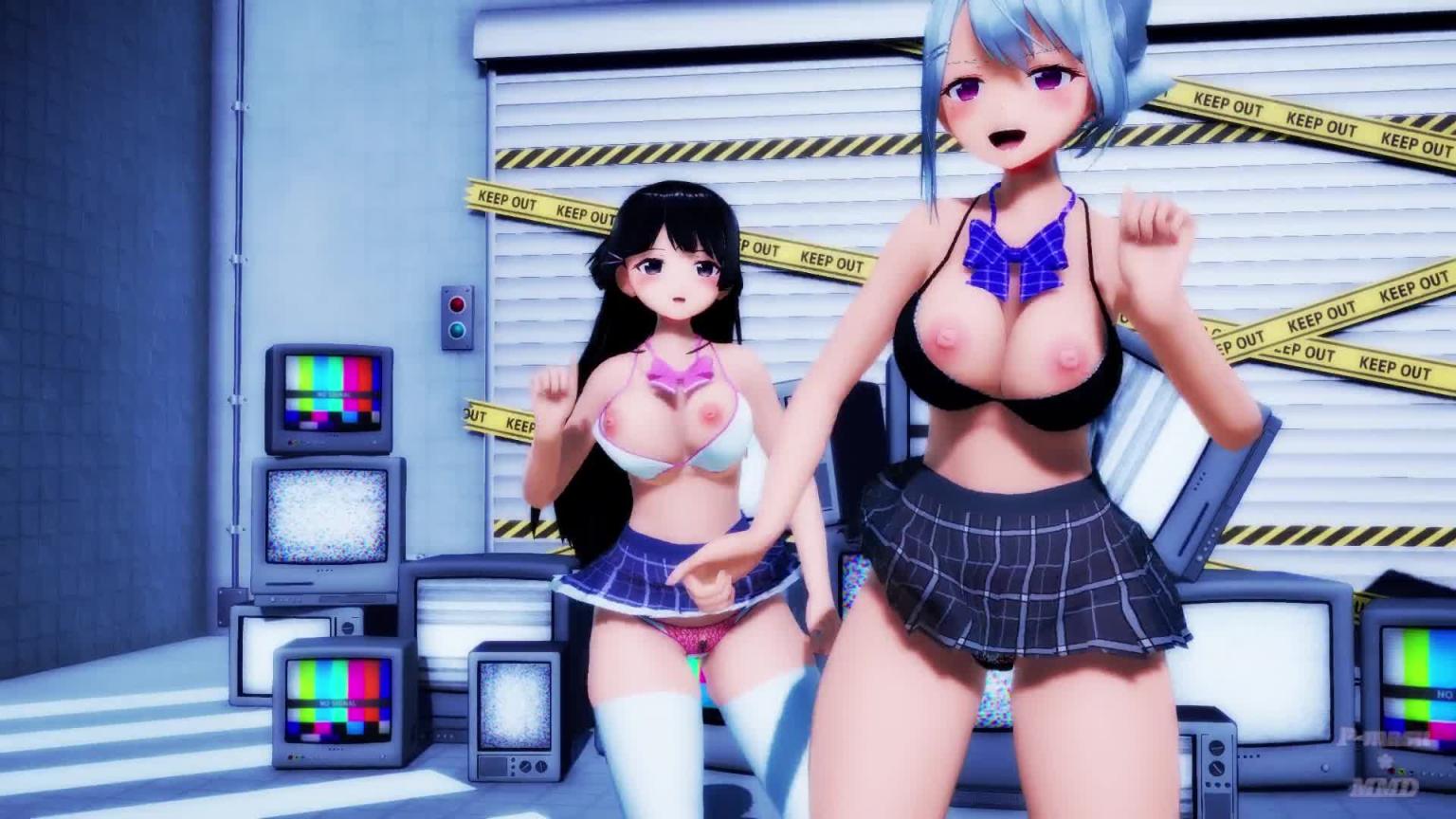 樋口枫和月之美兔的性感热舞