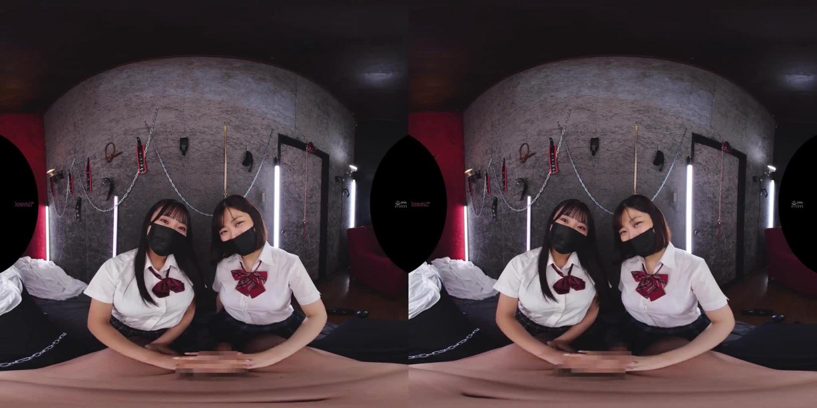 【VR】被陌生巨乳制服女子们拘束监禁当作剎车破坏性高潮练习台VR 姬咲华、小梅惠奈 下 kavr00286 预览截图 2