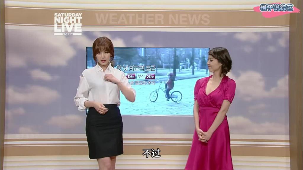 韩国奇葩综艺,天气预报还能整活,还得是韩综 预览截图 5