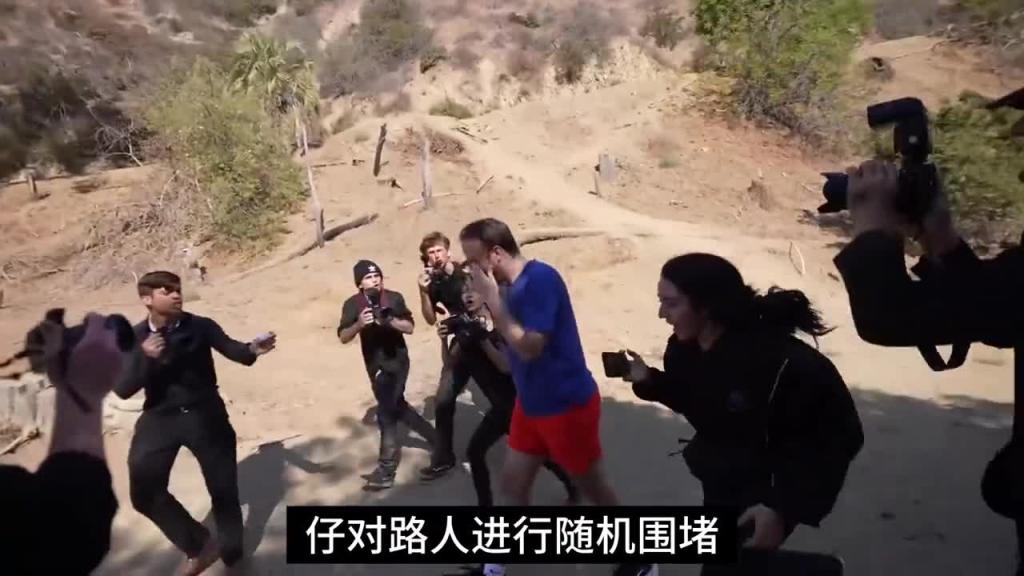 国外奇葩节目，假如请一百个假狗仔追拍自己，会引来忠实粉丝吗 预览截图 5