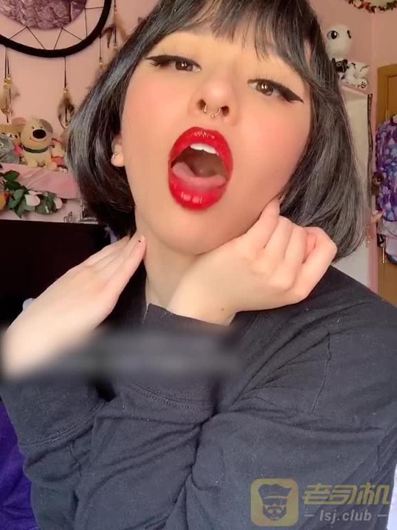 红唇少女的娇媚挑逗欲望陷阱#puppiloli 预览截图 4