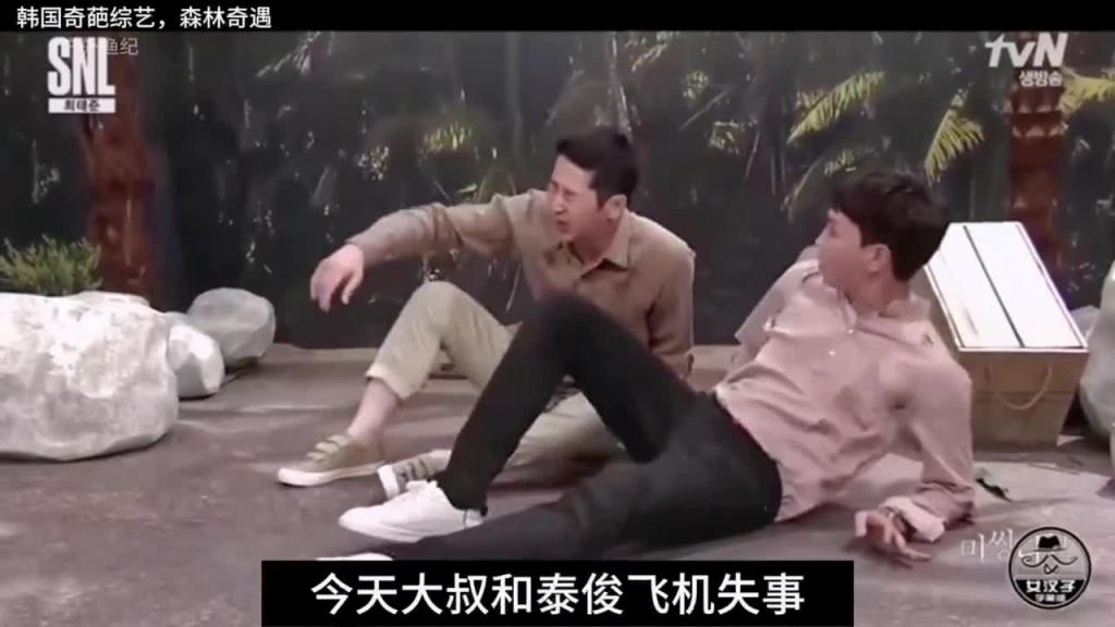 韩国奇葩综艺,假如飞机失事的话男人会怎么办 预览截图 1