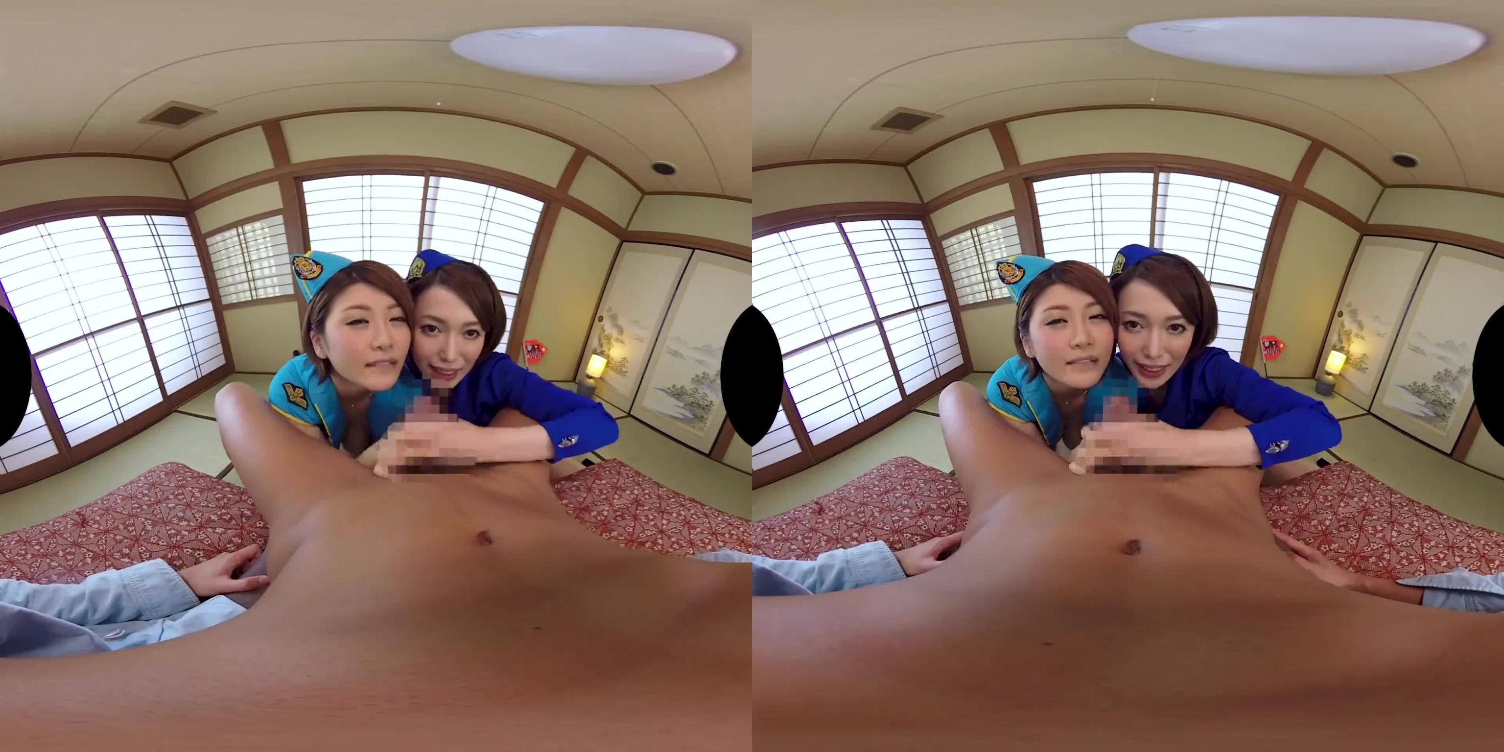 【2】VR 长篇 超低机率中大奖!搭上那台知名粉感巴士 君岛美绪 推川悠里 第二集 h_1248kolvr00011 预览截图 11