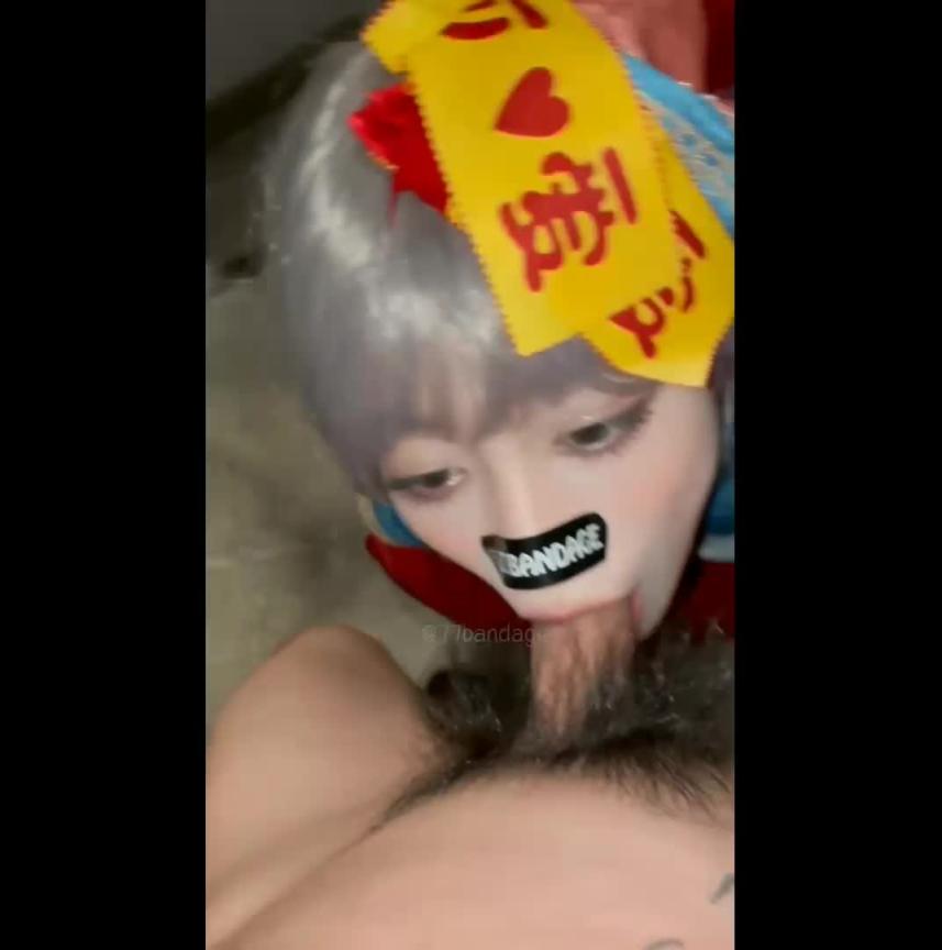 万圣节可爱小僵尸被道士爸爸爆操,屌撑满润滑湿暖蜜穴 预览截图 3