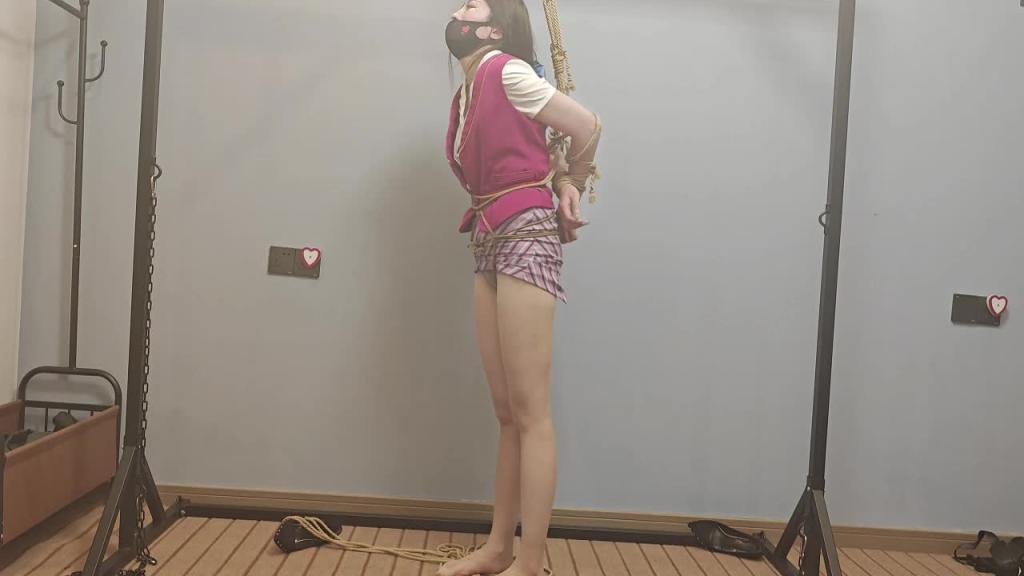 【临冬城的冰原狼】空姐被绑挣脱不能哭泣求饶，最终被吊起来玩弄 预览截图 12