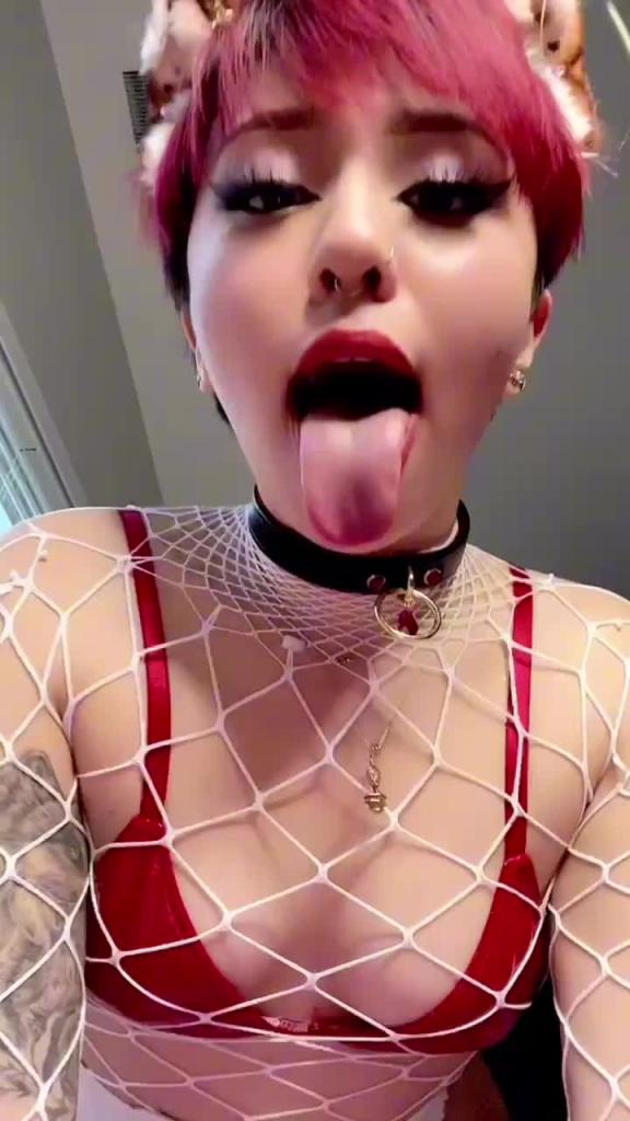 黑丝暗诱惑-冷艳女王的舌尖挑逗#puppiloli 预览截图 8