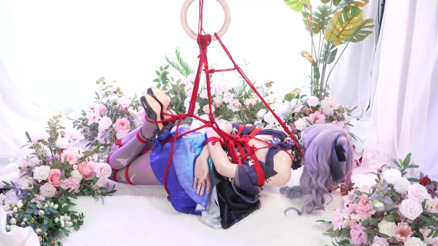 【叶沫沫】刻晴霓裾翩跹Cosplay驷马缚试镜 预览截图 12