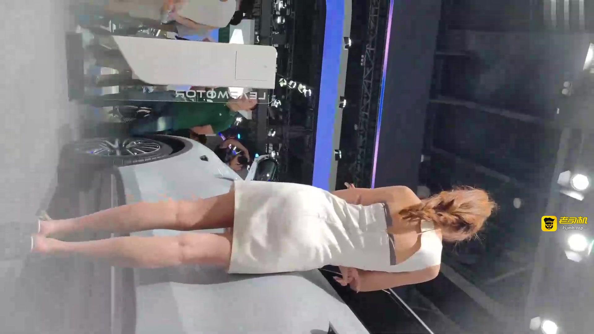 裙底CD车展抄底抖音说车博主车展礼仪极品车模 预览截图 12