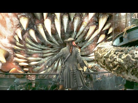 传说中的北海巨妖，一口就能吞掉人类，甚至将战舰拖入深海！《加勒比海盗2：聚魂棺》 视频封面