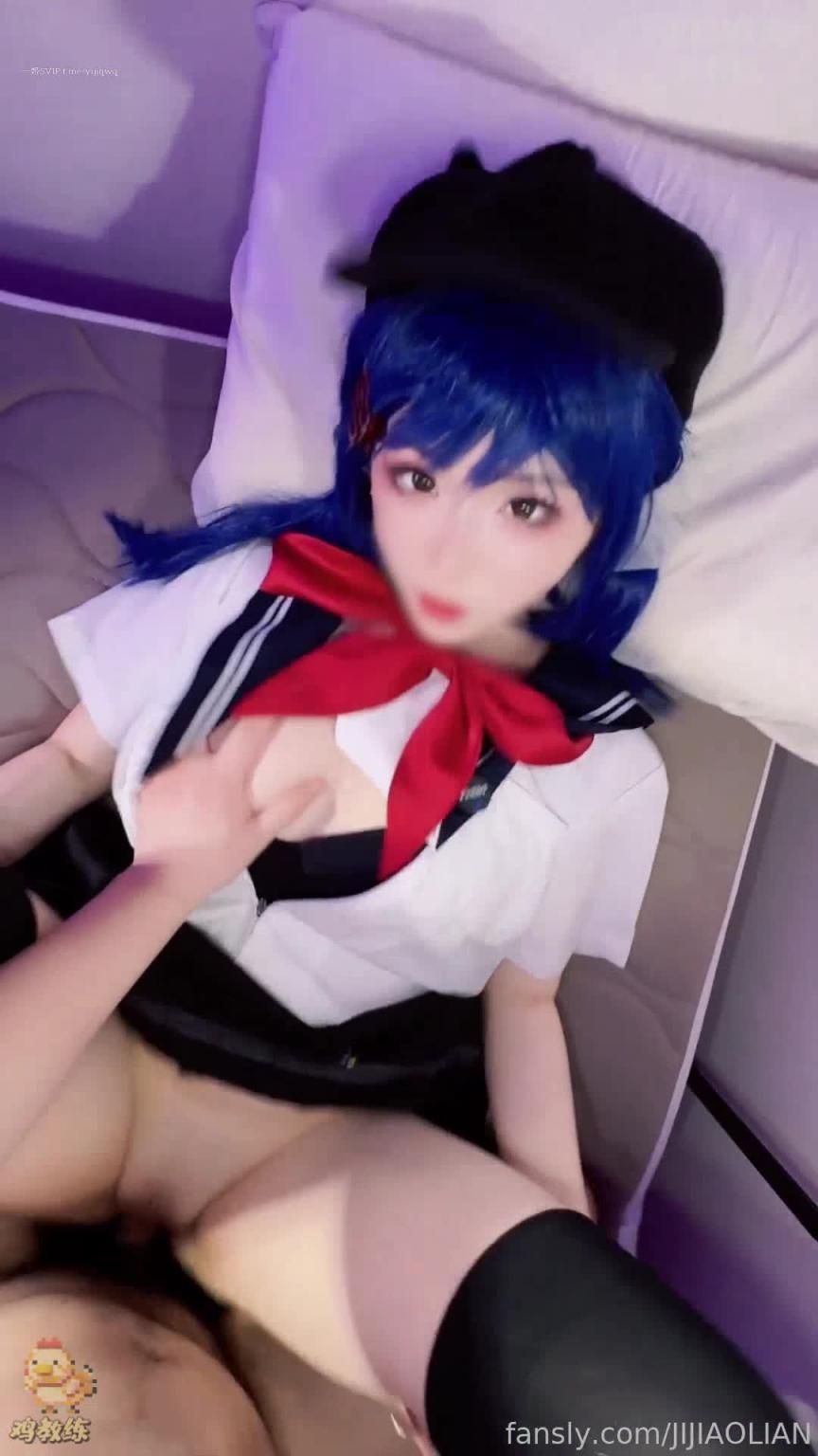 鸡教练 赛博女鬼米塔 水手服帽子米塔COS 预览截图 6