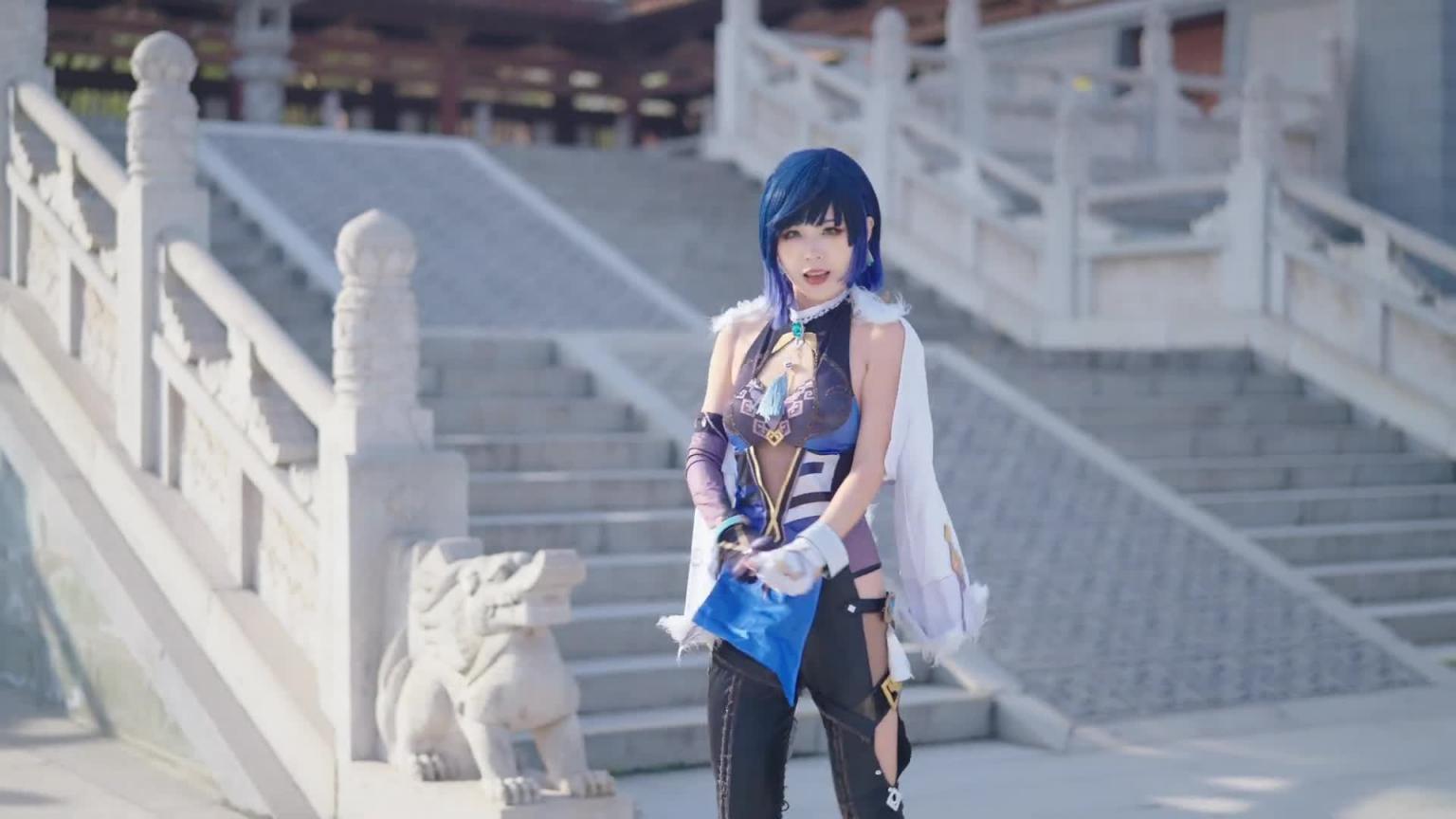 【(G)I-DLE Nxde🎵丨Dance丨ダンス】 #cosplay #甘雨 #刻晴#OL #jk #女僕 #旗袍 【Nanka南】 预览截图 11
