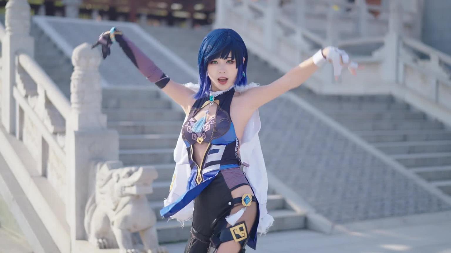 【(G)I-DLE Nxde🎵丨Dance丨ダンス】 #cosplay #甘雨 #刻晴#OL #jk #女僕 #旗袍 【Nanka南】 预览截图 12
