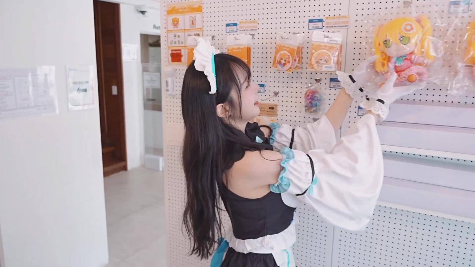 莫莫里娜在首尔第一家女仆咖啡馆当了一天女仆!--MomoRina 预览截图 3