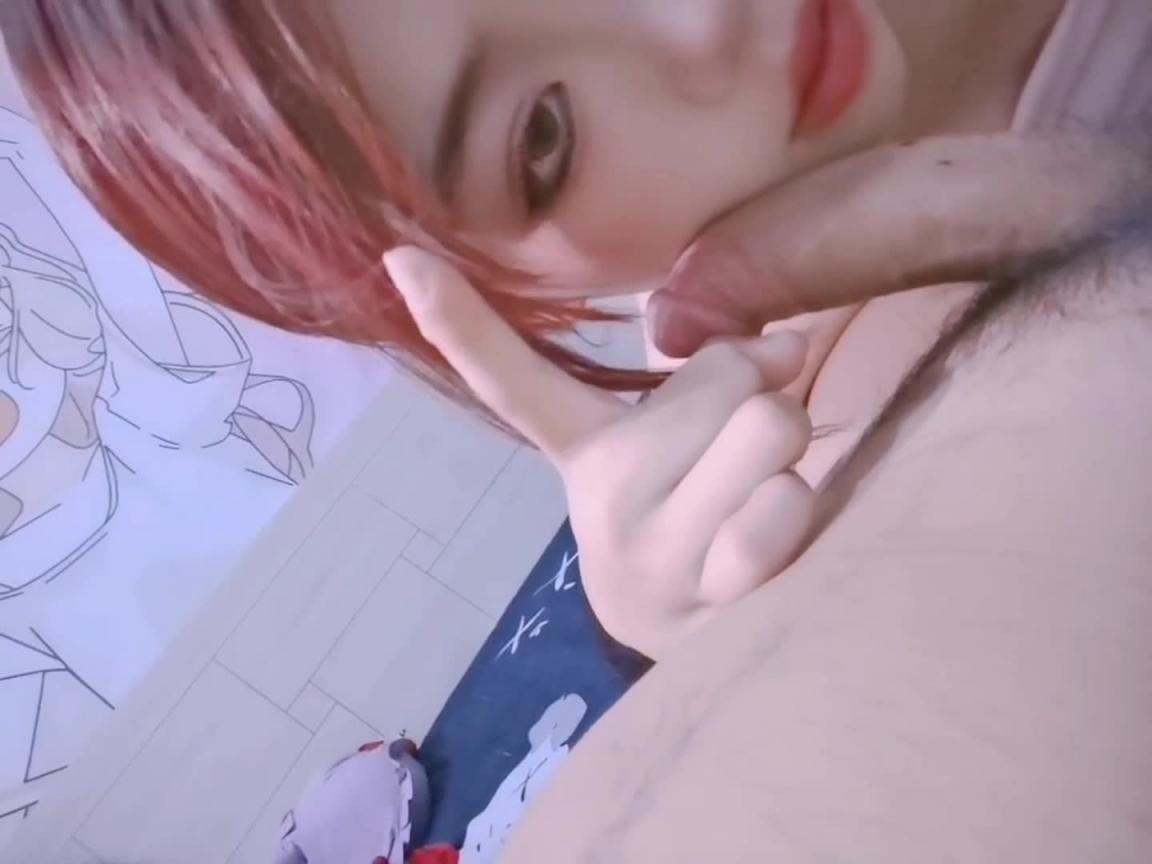 高颜值美少女口交 - 蜜桃酱 预览截图 2