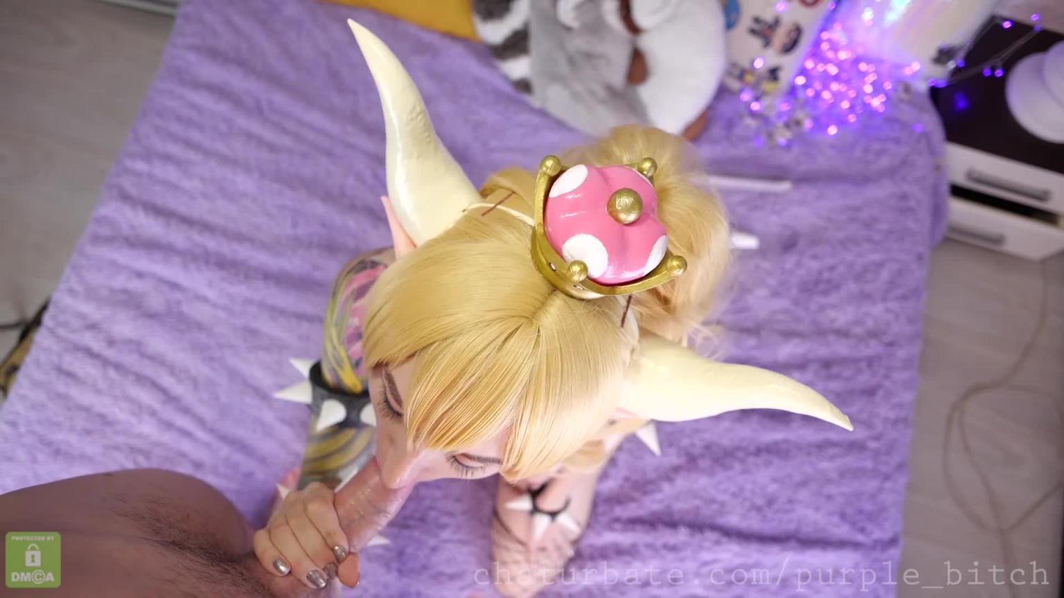 [purplebitch]cosplay巴库姬网袜调教 预览截图 7