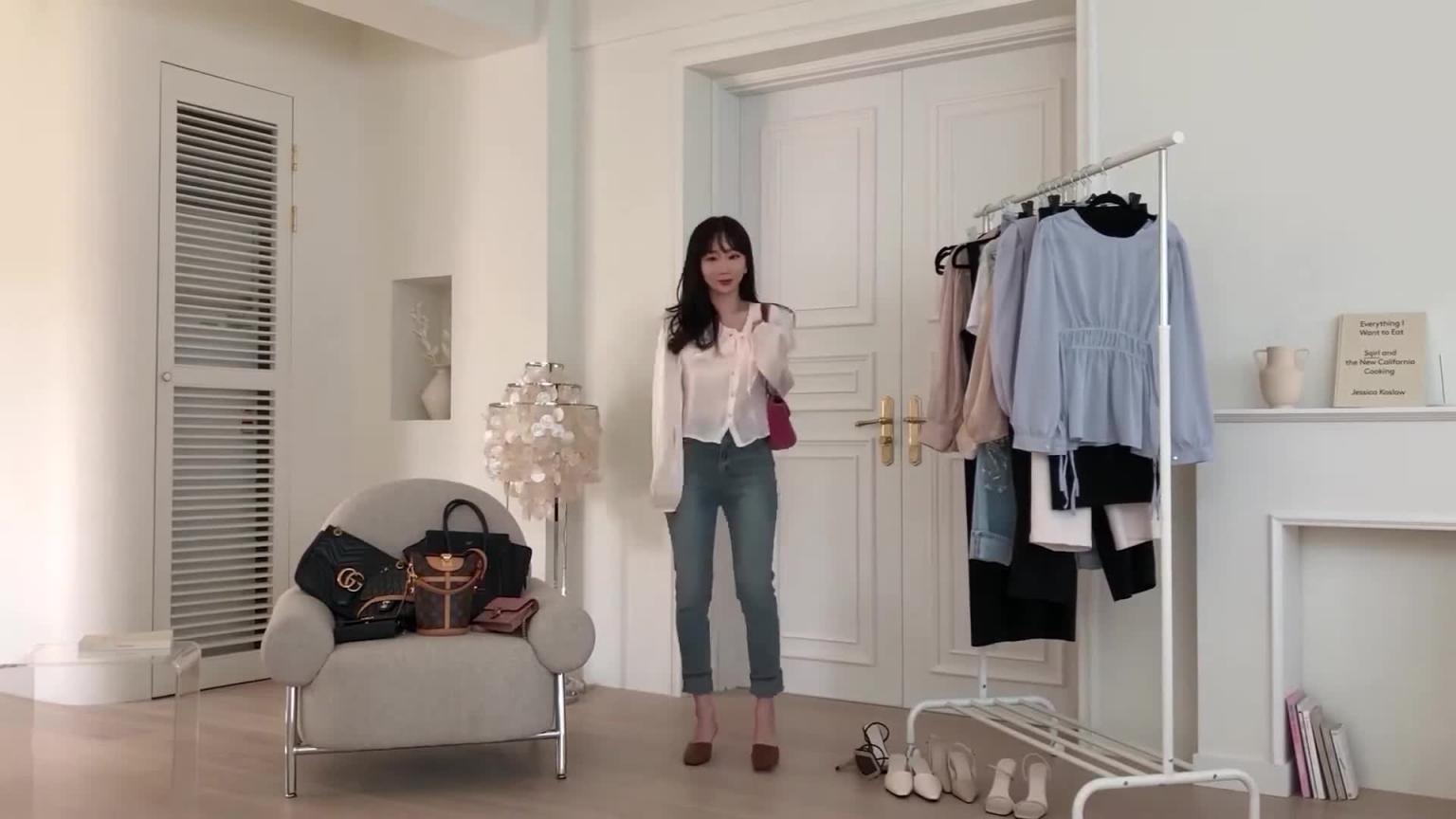 「eunbi」2021 SS Lookbook|韩国时尚博主穿搭|娇小甜美158cm.. 预览截图 10