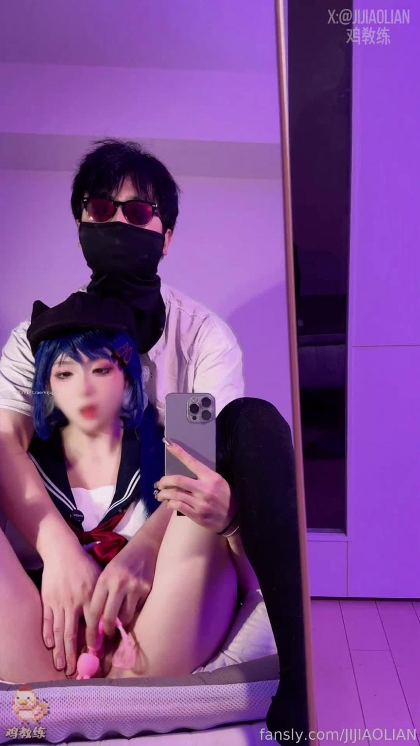 鸡教练 赛博女鬼米塔 水手服帽子米塔COS 预览截图 3