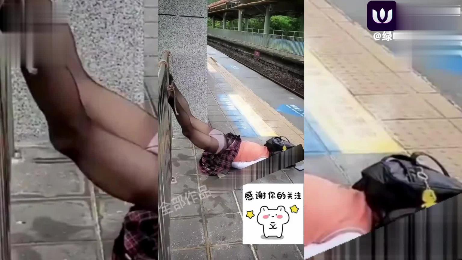 萌萌的妹子不当人调教!骚穴极限塞满跳蛋户外当众喷水双腿痉挛抽搐 预览截图 9
