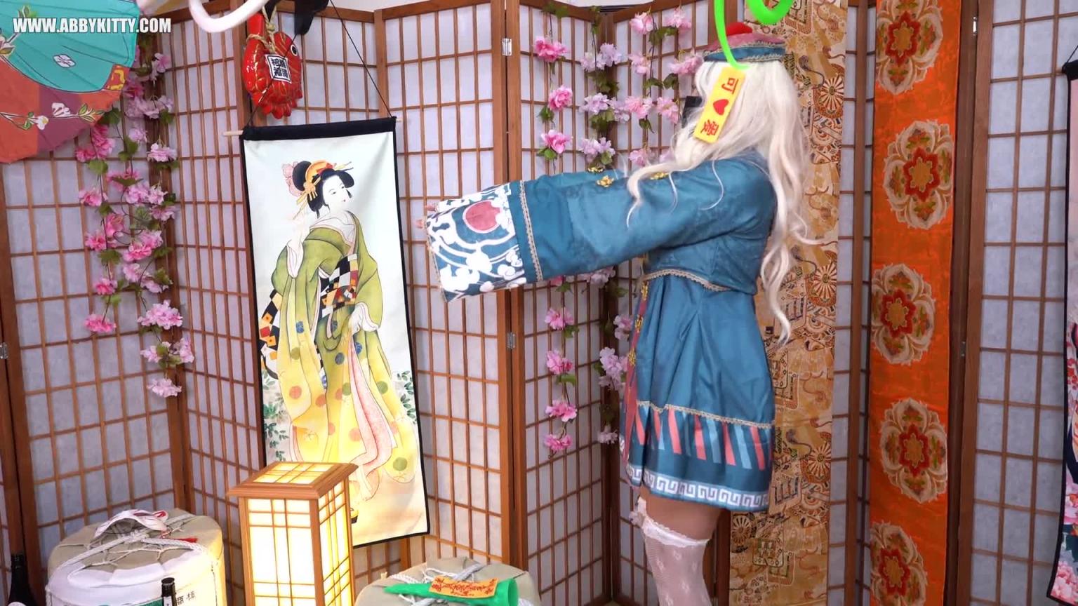 AB102 封印女降魔师 - 潮喷 射精 挠痒 (中英字幕) -Abby Kitty 预览截图 5