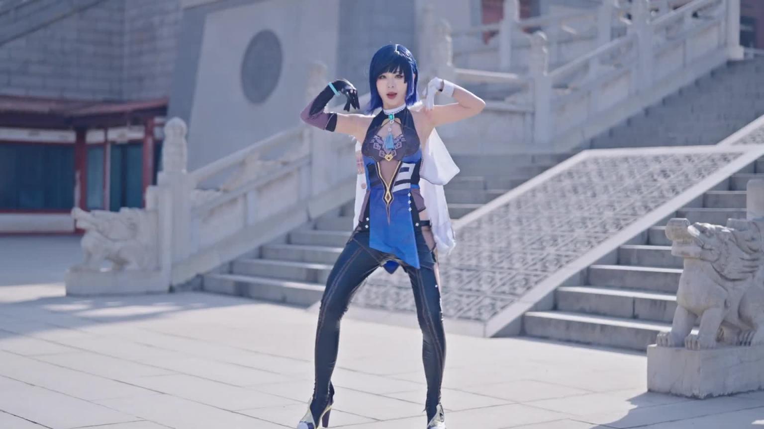 【(G)I-DLE Nxde🎵丨Dance丨ダンス】 #cosplay #甘雨 #刻晴#OL #jk #女僕 #旗袍 【Nanka南】 预览截图 7