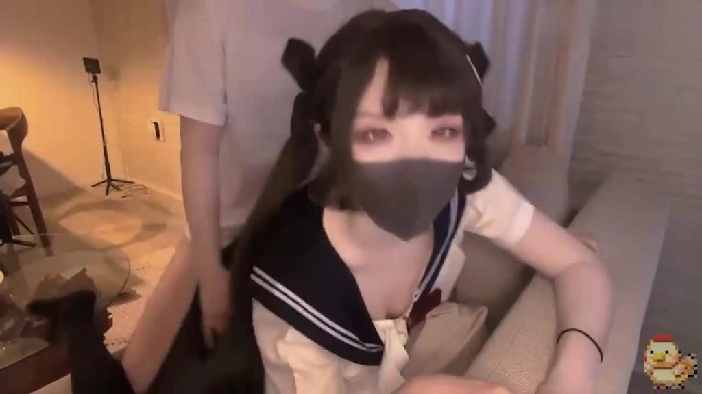 可爱双马尾JK水手服小学妹的夜袭 神奇双马尾 攻速拉满萝莉学生可爱白虎自慰 预览截图 12