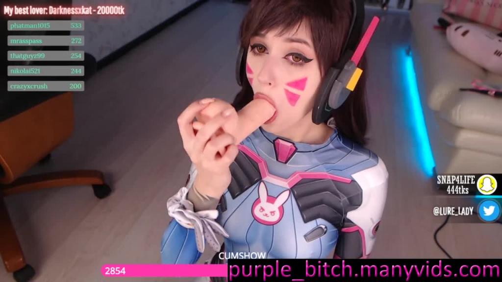 『purple bitch』女主播双穴齐插自慰喷水 预览截图 7