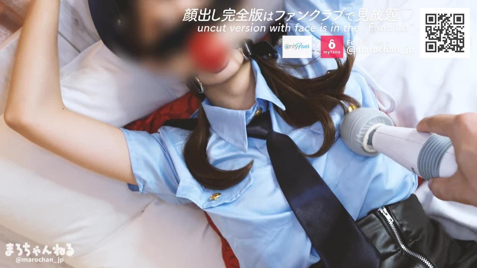 用玩具刺激泡妞的巨乳女警,在沾满口水的脸上射精-marochan_JP 预览截图 8