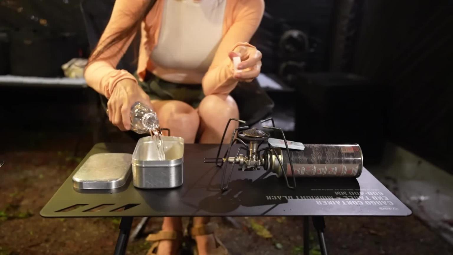 雨中独自露营——整夜湿身、台风、大雨、舒适的帐篷、ASMR --yoyocamp 预览截图 8