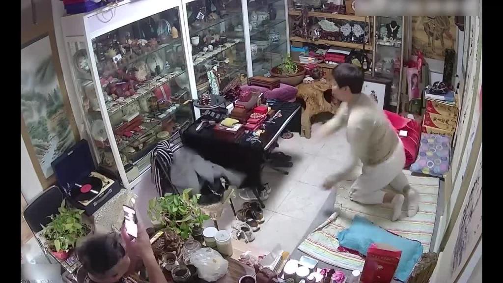 【监控破解】文玩店老板天天勾搭良家什么样的 都能草 预览截图 3