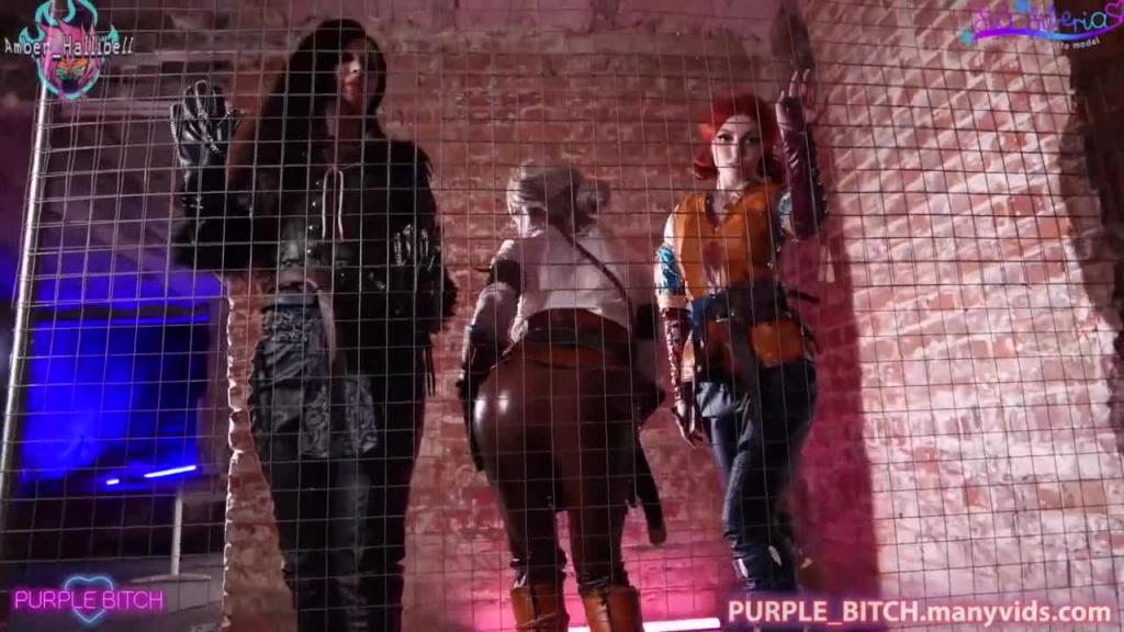 『purple bitch』巫师女孩被女同性恋玩弄喷水 预览截图 1