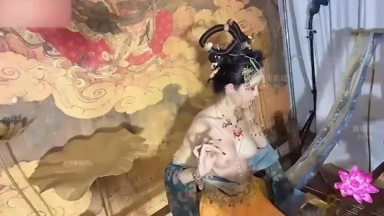 鲜美女神画中仙古风特写写真现场全裸！ 预览截图 8
