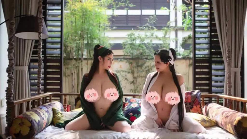 【微博网红】上海L罩杯『戴允祺』(上部)百万粉丝网红1/2 预览截图 1