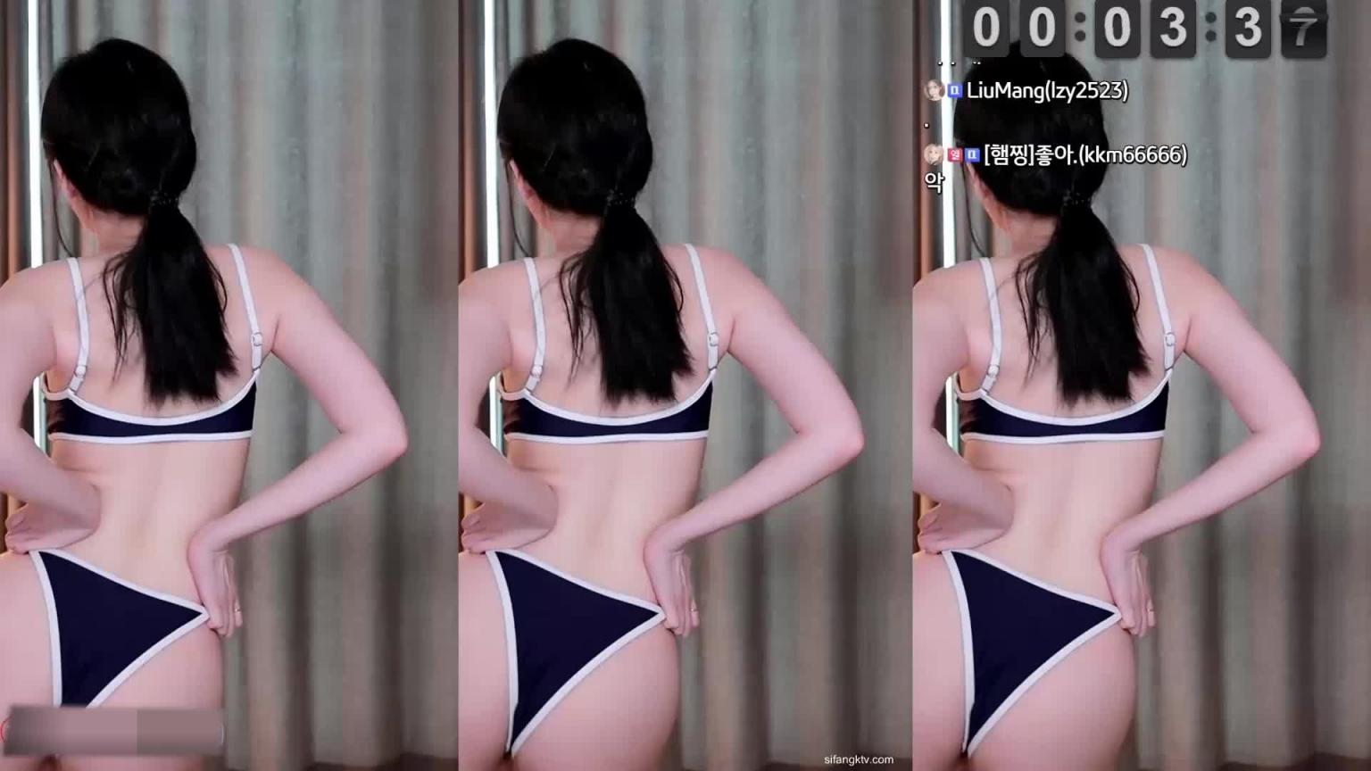 【韩国BJ秀】黑珍丰满巨乳美臀诱惑热舞 预览截图 12