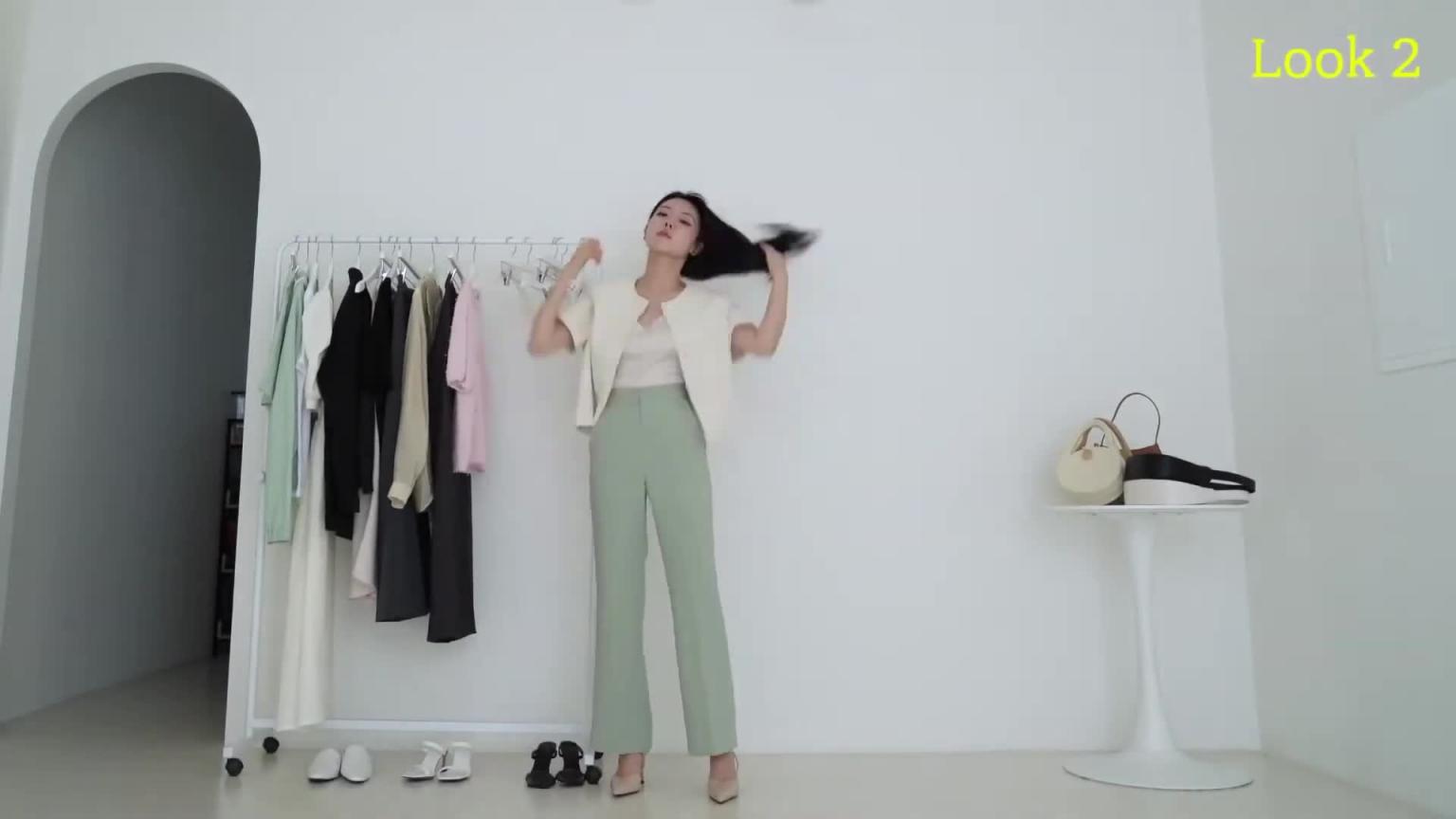 「gguui」2021 SS Lookbook|韩国时尚博主穿搭|娇小甜美159cm 预览截图 6