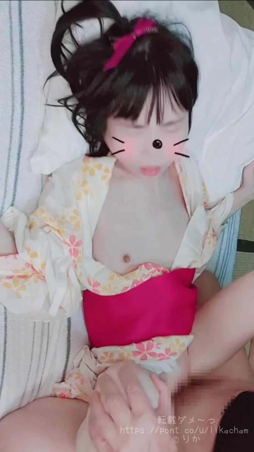 [高潮]浴衣女孩和烟花，然后是口交，女牛仔，正常位置中田.  -  里卡 预览截图 9