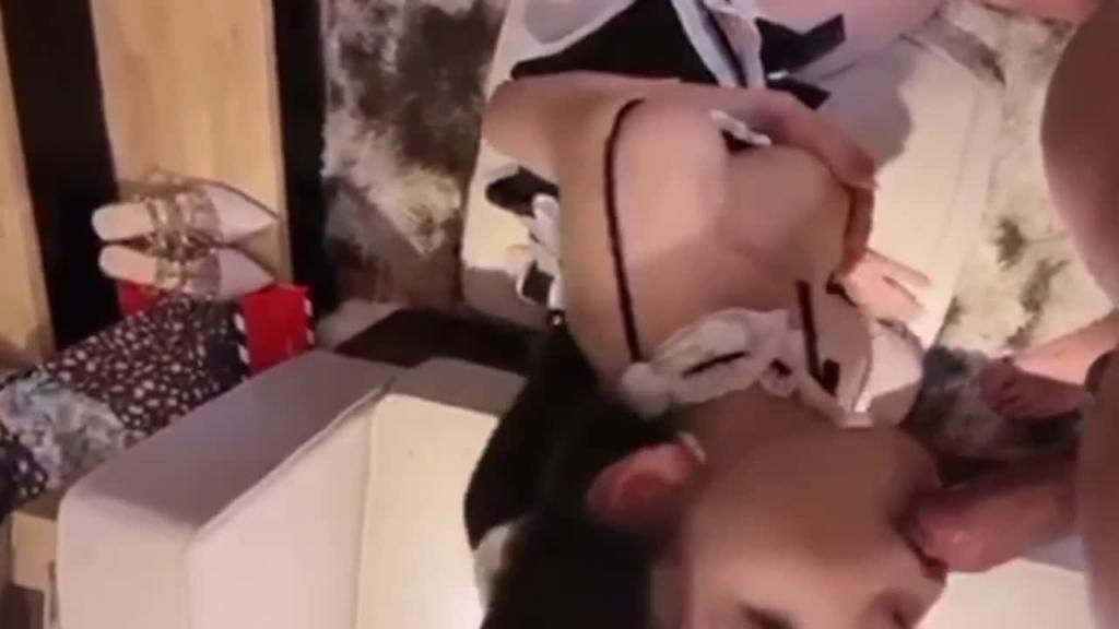 【国产高颜值TS伪娘】约炮帅哥可爱女仆被爆操肛交爆菊 预览截图 1